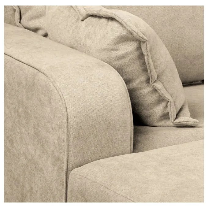 Béžová rohová pohovka (ľavý roh) Beata - Ropez