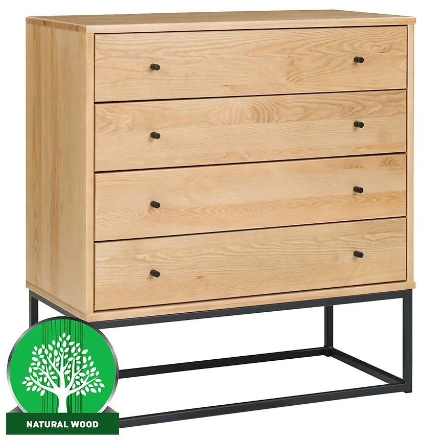 Komoda l Logan borovica lak