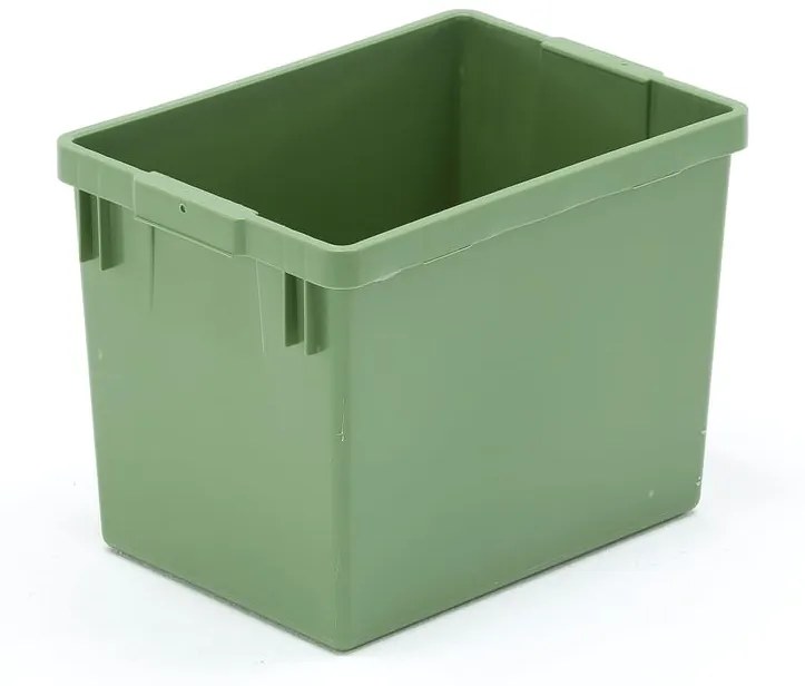 Plastová nádoba na triedenie odpadu, 21 L, zelená