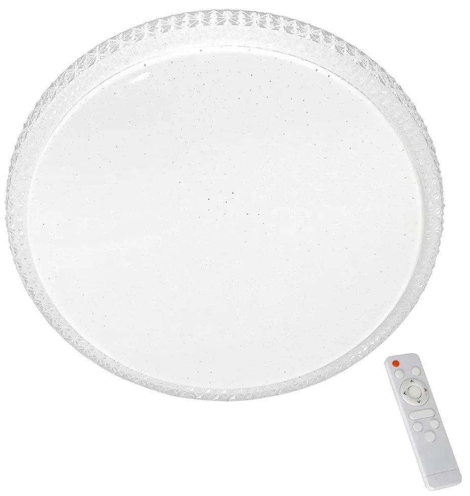 LED Stmievateľné stropné svietidlo CRUZ s diaľkovým ovládačom 1xLED/66W/230V 3300lm