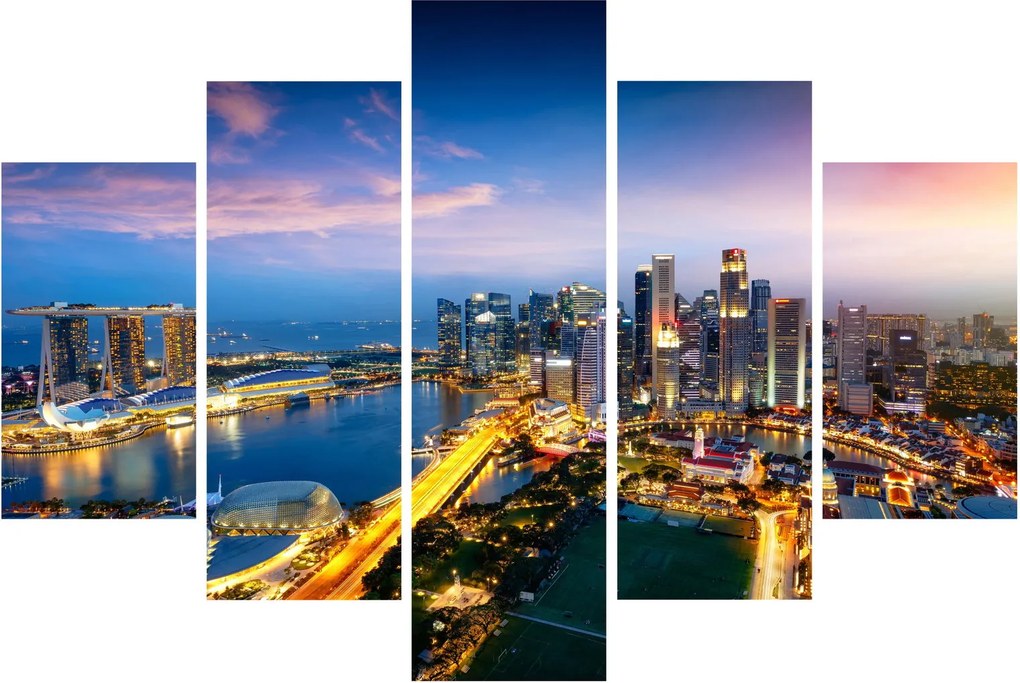 Obraz - Singapur, Ázia (150x105 cm)