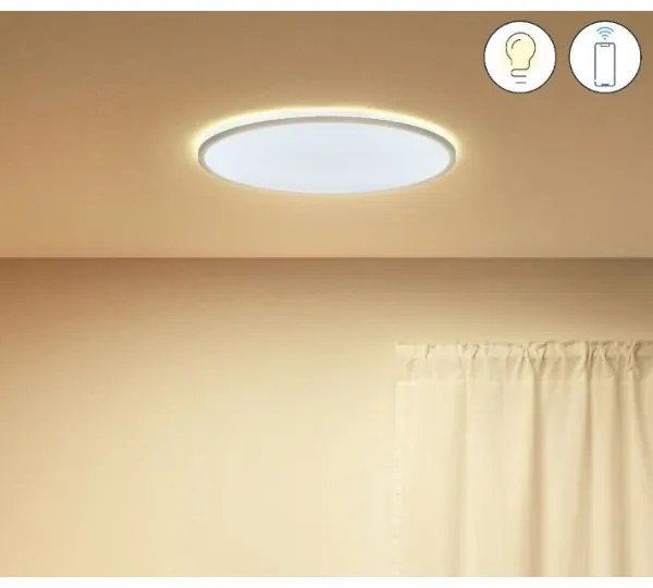 WiZ - LED Stmievateľné stropné svietidlo SUPERSLIM LED/22W/230V biela Wi-Fi