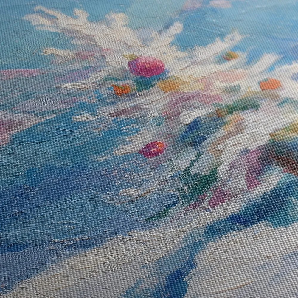 Obraz zimné čaro s vianočným stromom