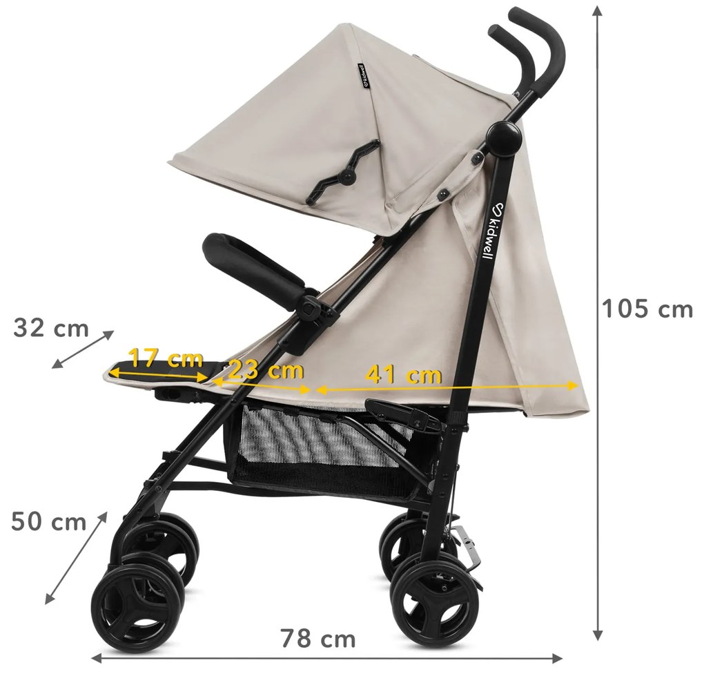 Kočík Kidwell QUGAR Beige/Black