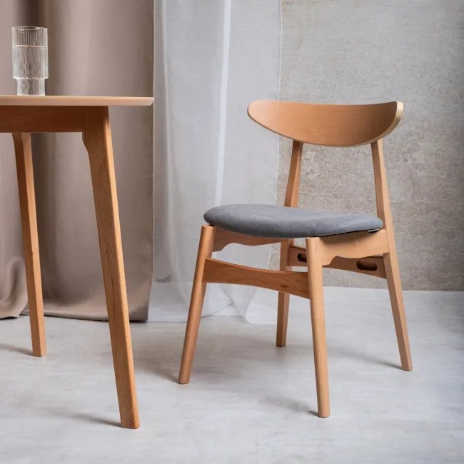 Jedálenská stolička EROSO naturálna 711916