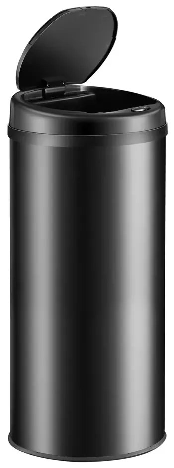 InternetovaZahrada Bezdotykový odpadkový kôš s USB 30l - čierny