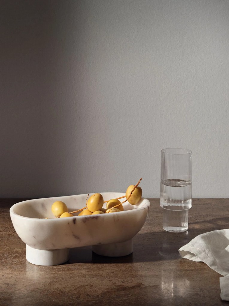Ferm Living Pohár Ripple Long 300 ml – set 4 ks