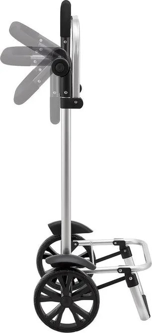 Nákupný vozík 3v1, 56 l, čierny – skladací, s chladiaci vrec