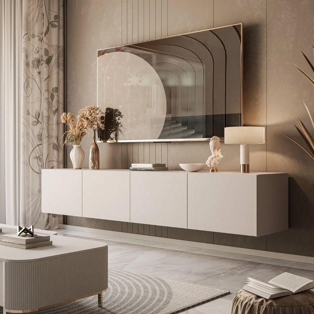 ZÁVESNÝ TV STOLÍK ELEGANTE KAŠMÍR 200 cm