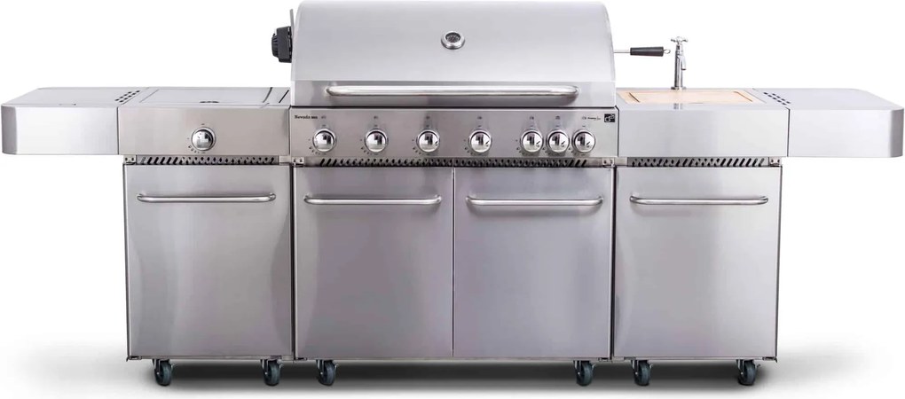 Plynový gril G21 Nevada, BBQ kuchyňa 8 horákov + zadarmo redukčný ventil