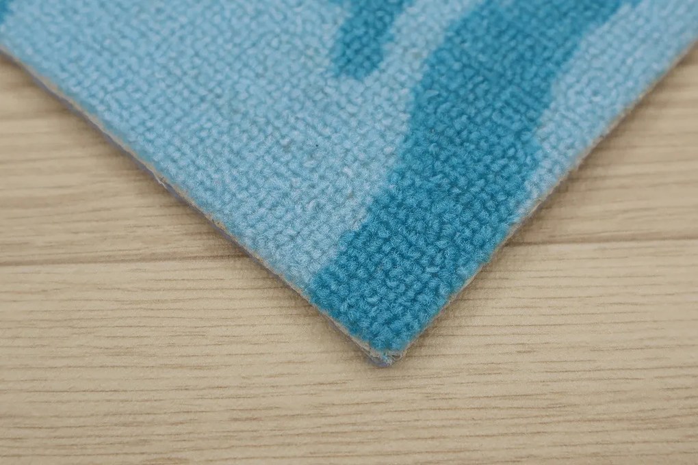 Detský metrážny koberec Aljaška 5229, na mieru, šíře 4m, viacfarebná, filc, detská izba