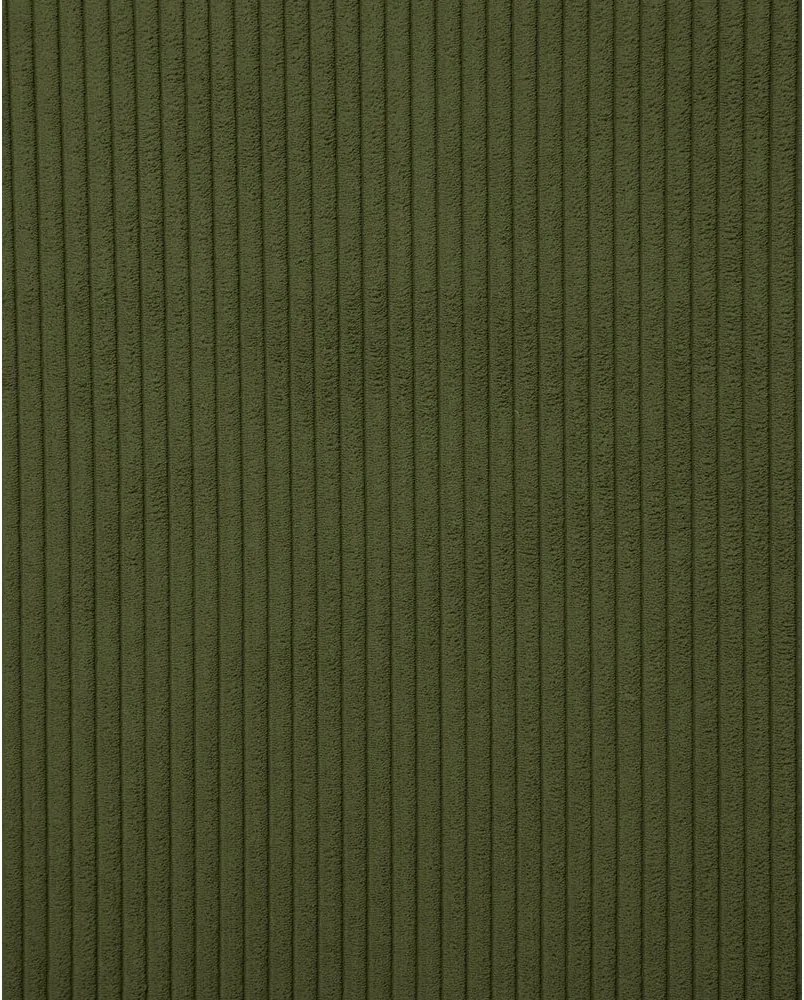 Zelená menčestrová pohovka 240 cm Blok – Kave Home