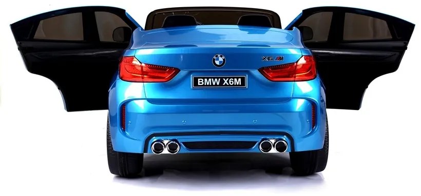LEAN CARS ELEKTRICKÉ AUTÍČKO BMW X6M - LAKOVANÉ - MODRÉ - 2x120W - 12V10Ah - 2021