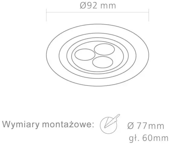 Moderné podhladové svietidlo Pio LED hliník