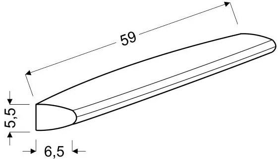 Candellux LinenA Nástenné svietidlo 10W LED 4000K White 21-69788