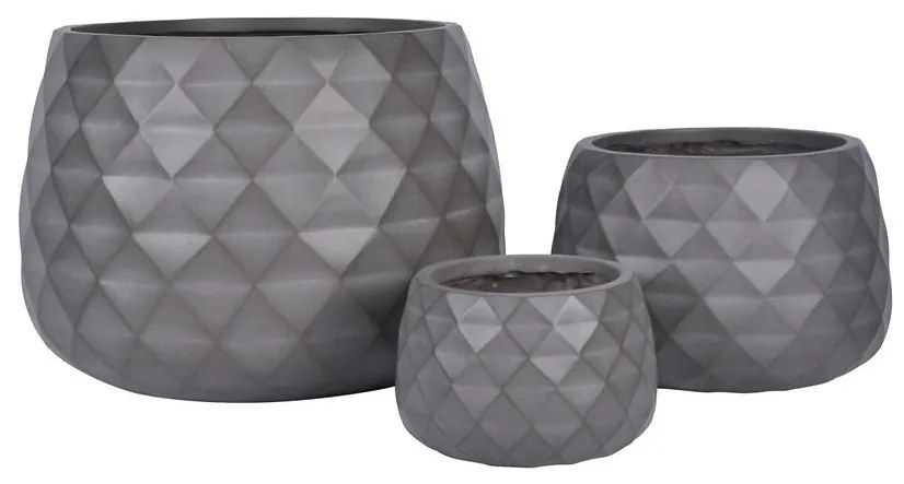 KVETINÁČ LT14657-3S 52.5X52.5X37.5 P247 HNEDÝ ŠEDÝ