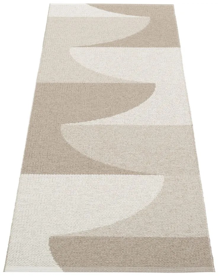 Béžový vnútorný a vonkajší behúň 70x180 cm Hill Dark Linen – Pappelina