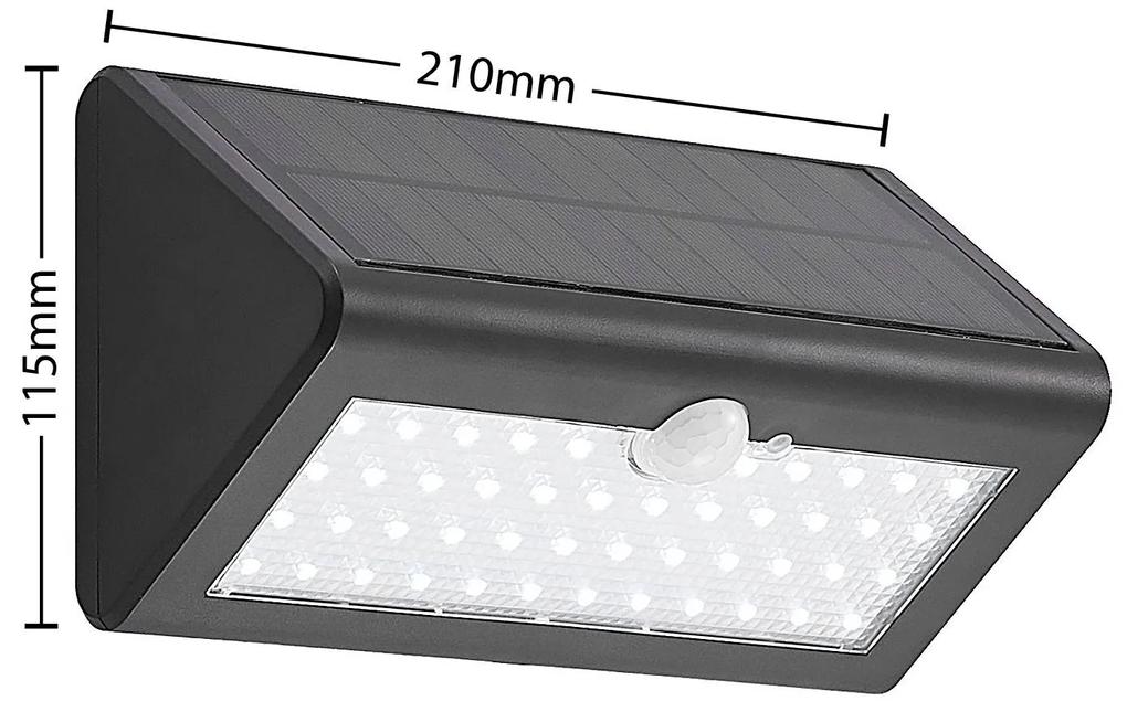 Lindby Ladiro solárne vonkajšie LED svetlo snímač