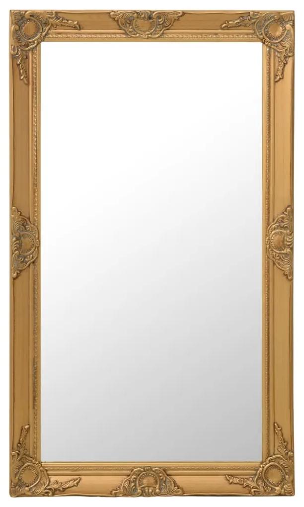 Nástenné zrkadlo v barokovom štýle 60x100 cm zlaté