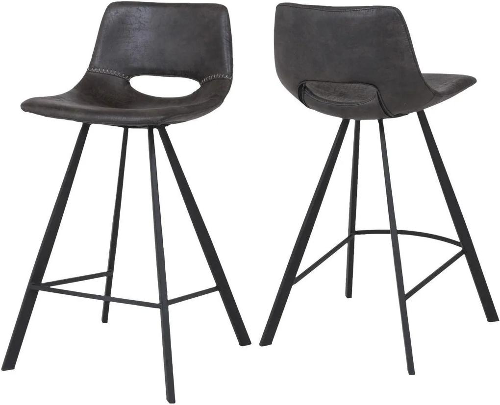 Barová stolička Izabella 87 cm / čierna