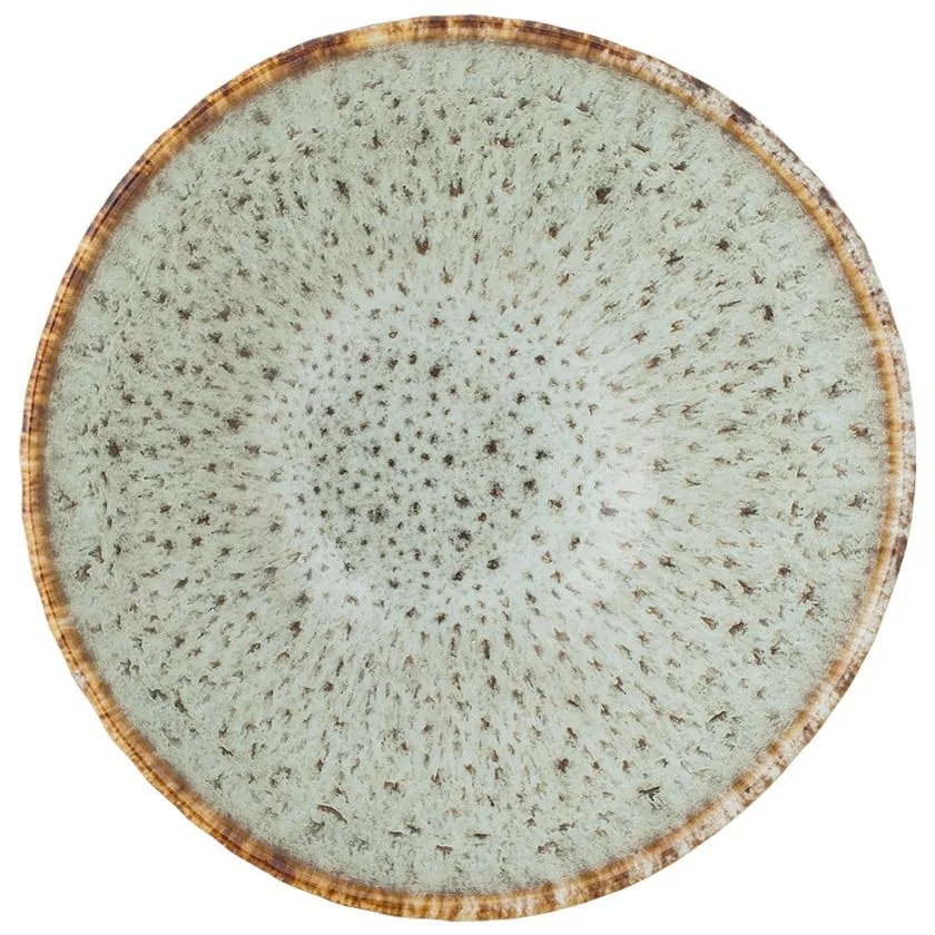 Modrá/béžová servírovacia/na ovocie miska z kameniny 200 ml Fleur – Bloomingville