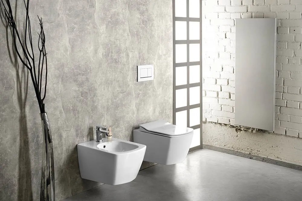 Sapho Sapho, GLANC bidet závesný, 37x51,5 cm, GC510