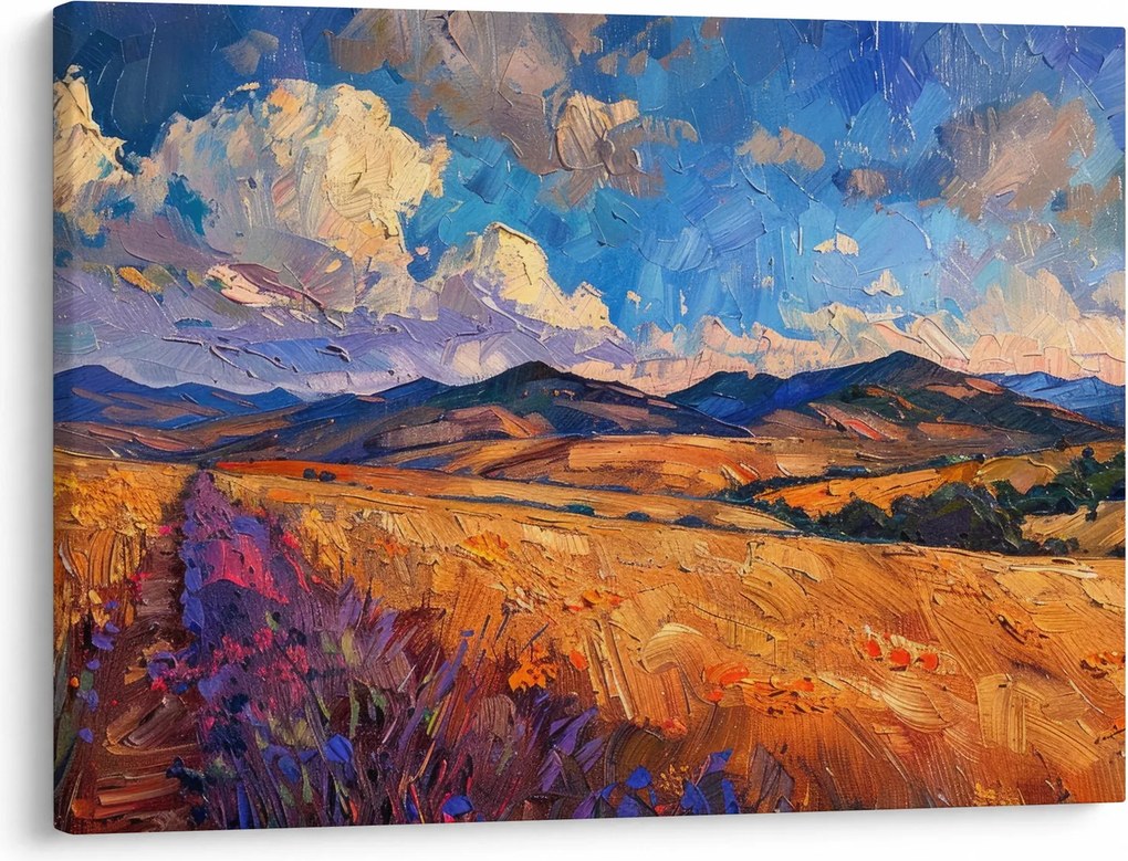 Obraz - Olejomaľba krajiny (70x50 cm)