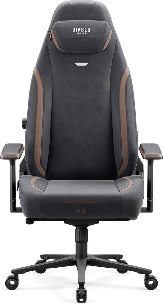 Herné kreslo Normal Size, ľahké, čierne: Diablo X-Eye 2.0 Soft Black