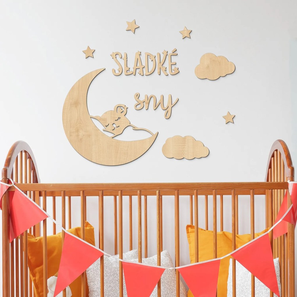 DUBLEZ | Drevená dekorácia do detskej izby - Sladké sny Koala