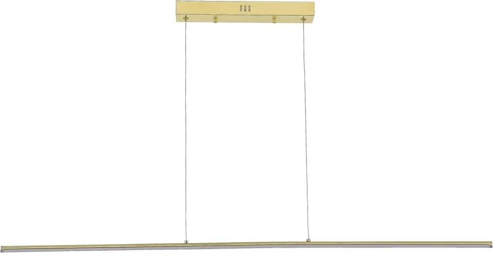 Zuma Line MS903-GD - LED luster na lanku ESERO LED/20W/230V zlatá