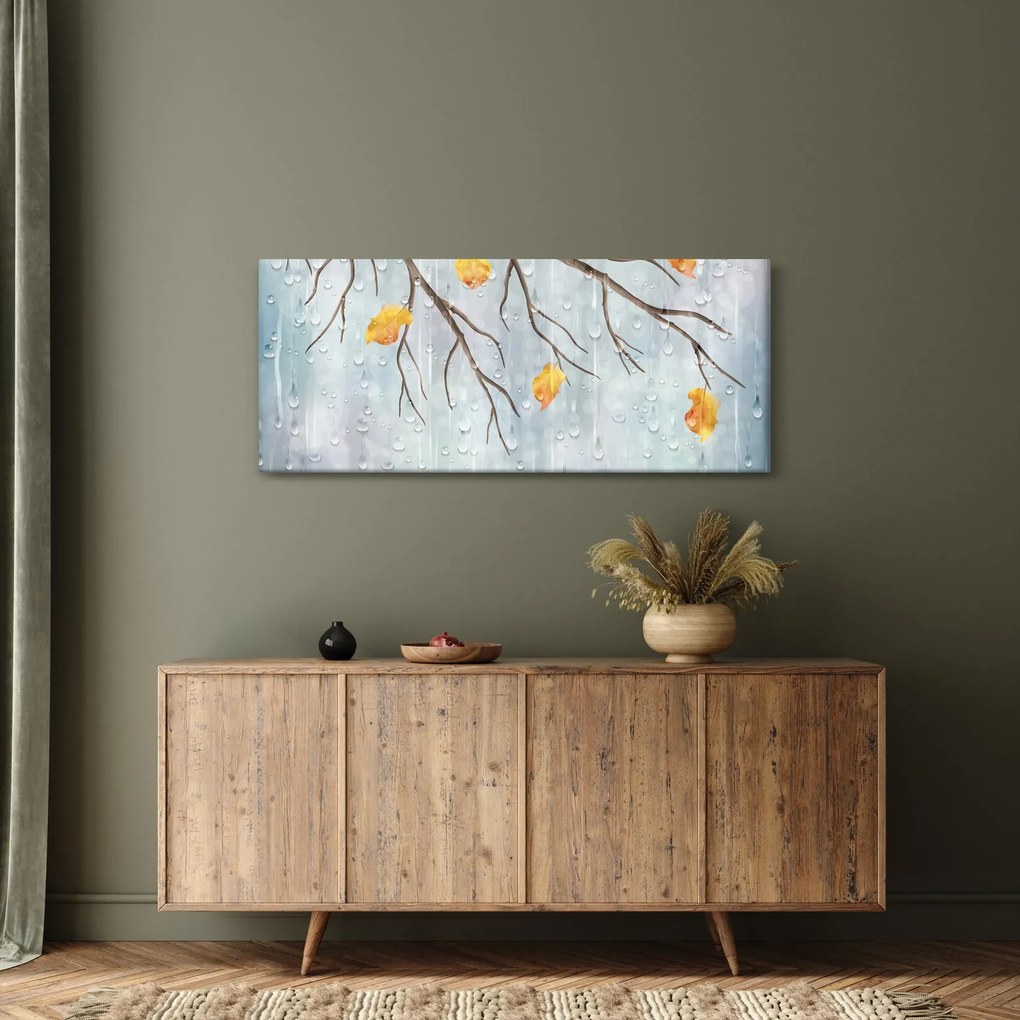 Obraz - Daždivý jeseň (120x50 cm)