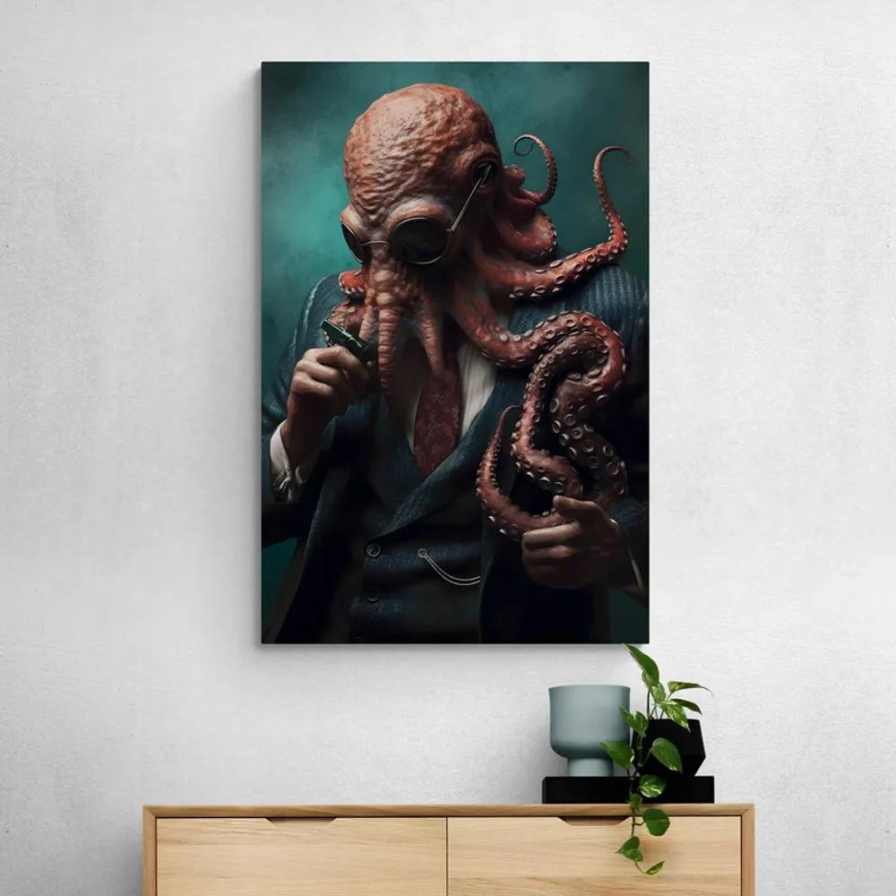 Obraz zvierací gangster chobotnica Varianta: 40x60