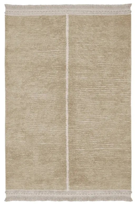 Béžový bavlnený koberec 140x200 cm Duetto Sage – Lorena Canals