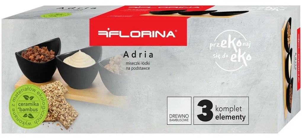 Florina Servírovacia sada Adria, čierna