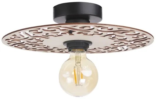 Prisadený luster FALCO 1xE27/60W/230V pr. 30 cm béžová