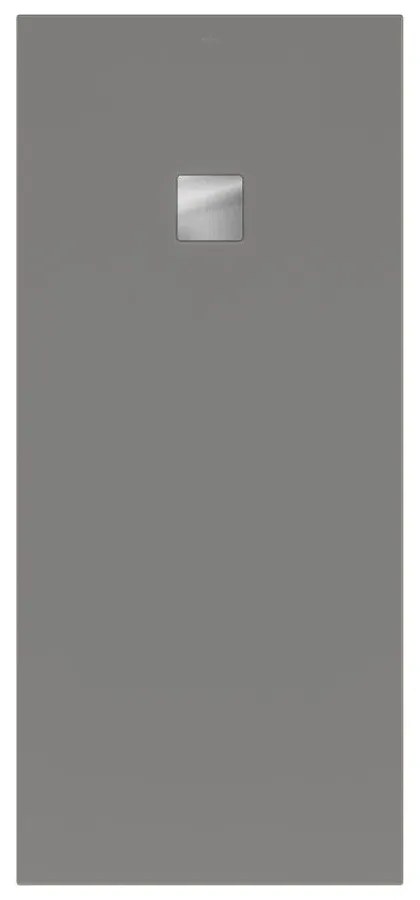 VILLEROY &amp; BOCH Planeo obdĺžniková sprchová vanička akrylátová, s technológiou RockLite, štandardný model, protišmyk (B), 1800 x 800 x 48 mm, Grey, UDA1880PLA2V-3S