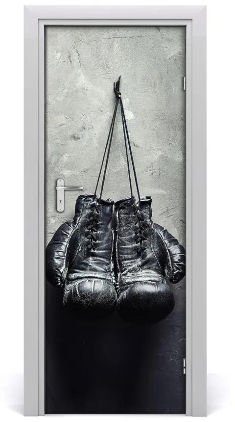 Fototapeta samolepiace dvere boxerské rukavice 95x205 cm