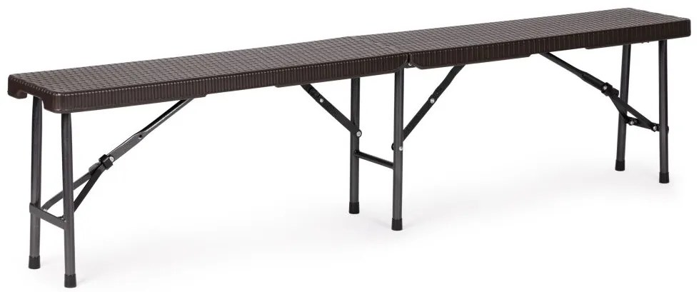 Cateringový stôl 180cm + 2 lavice - ratan