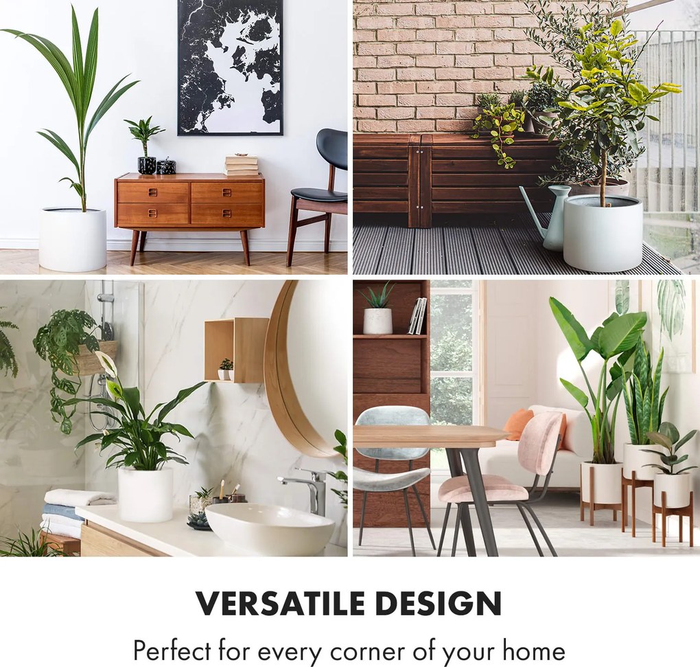 Fox & Fern Gendt, kvetináč, fiberstone, interiér/exteriér