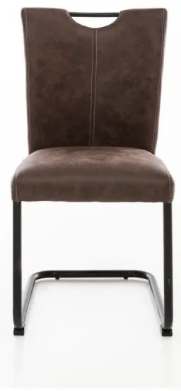 furniture-nabytek.cz - Masívna jedálenská súprava Bullwer so 4 stoličkami Kenton z akácie, lakovaná, hnedá a čierna
