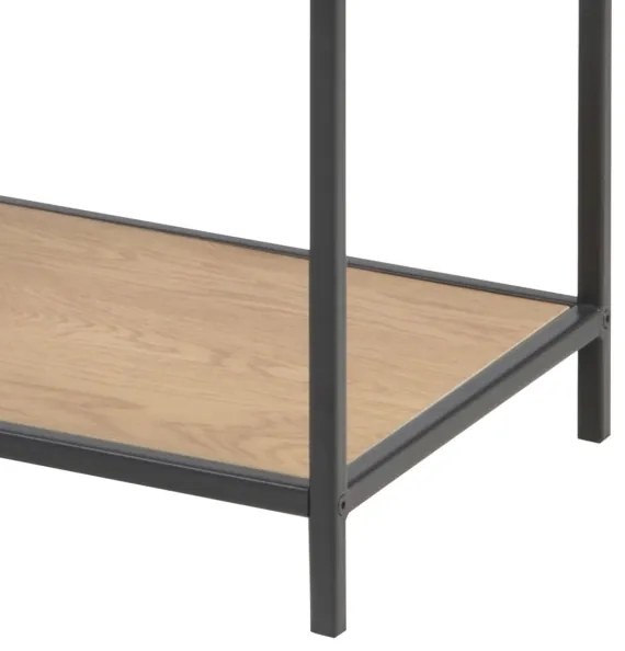 Knižnica SARON dub/čierna