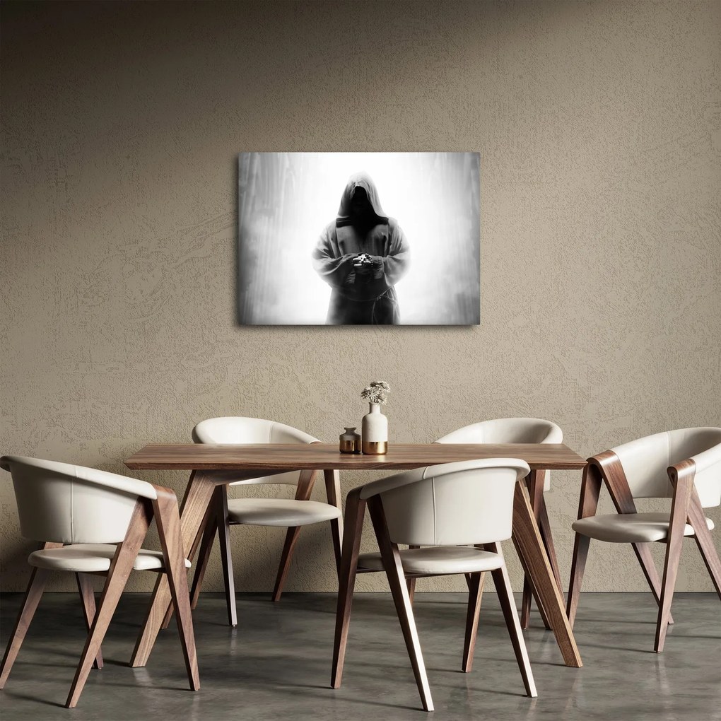 Obraz - Mních v kláštore (70x50 cm)