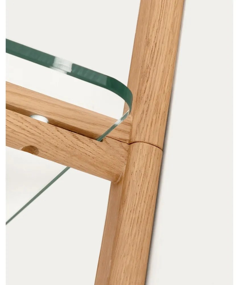 Sklenený modulárny policový systém v prírodnej farbe 110x98x30,5 cm Sitra – Kave Home