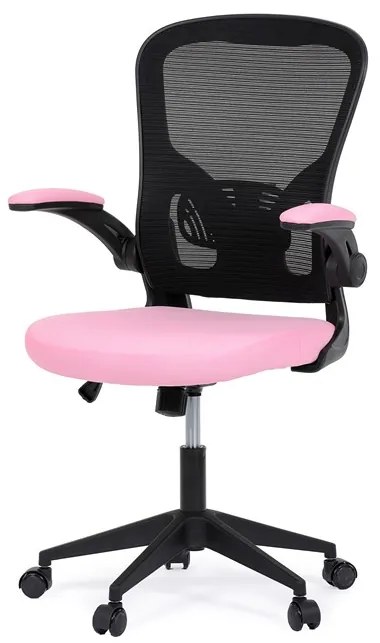 BONTEC Kancelárska stolička, hojdací mechanizmus, čierna, KA-V317 BK Farba: Ružová
