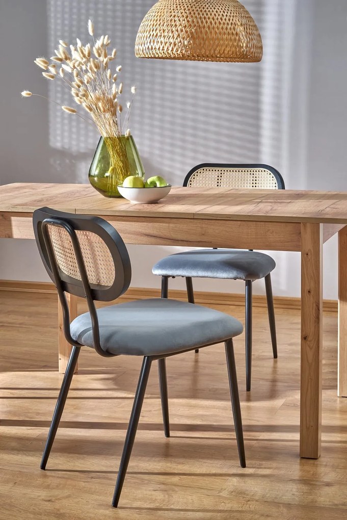 Jedálenský rozťahovací stôl MAURYCY 118/158 cm dub jantárový