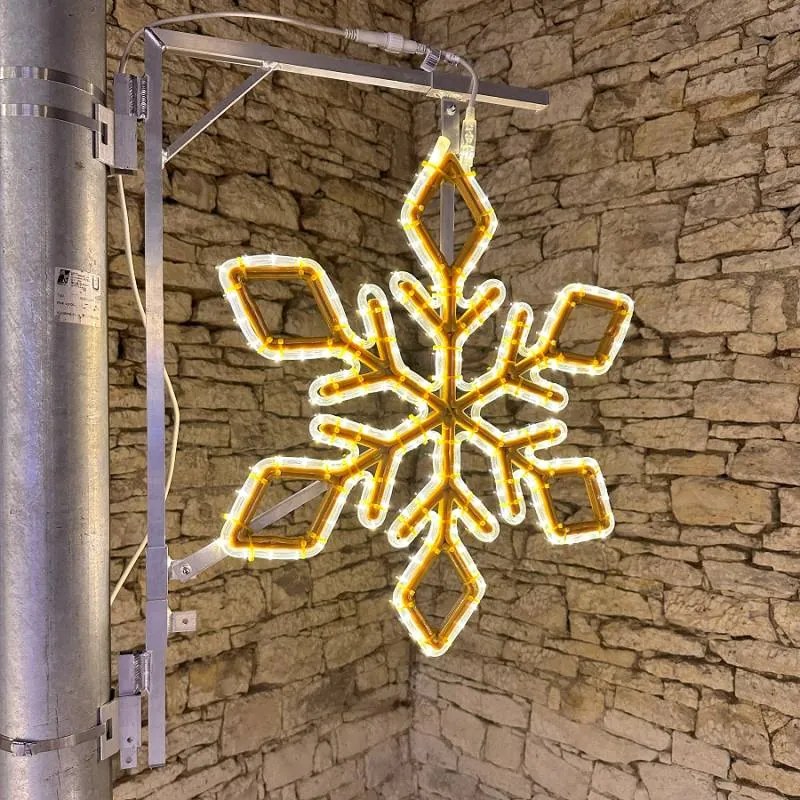 DECOLED LED svetelné vločky IX, sada pre VO 3D tlač, 72 cm, teplá biela