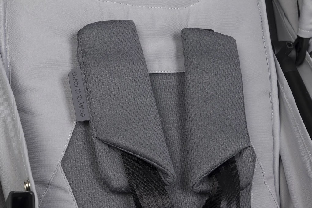 Súrodenecký kočík EasyGo Echo Cloudy Gray