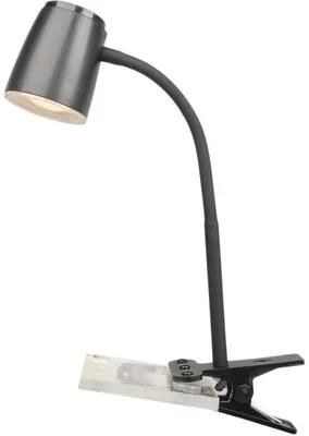 LED stolová lampa Top Light Mia KL C 4,5W 400lm 3000K čierna s klipom