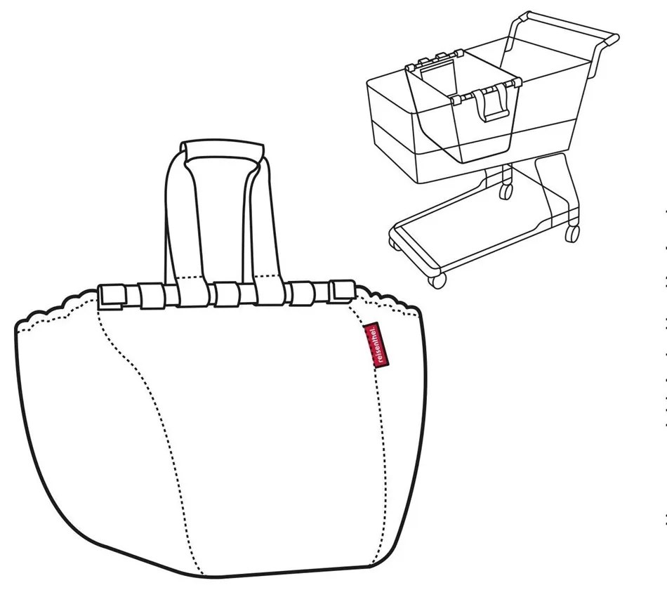 Reisenthel Nákupná taška do vozíka Easyshoppingbag baroque marble