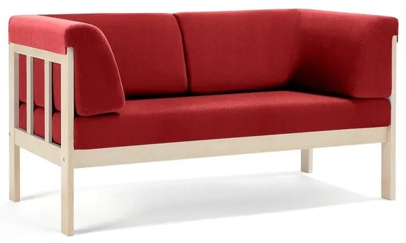 Pohovka KIM, 2-miestna, látka Medley, hrdzavá červená